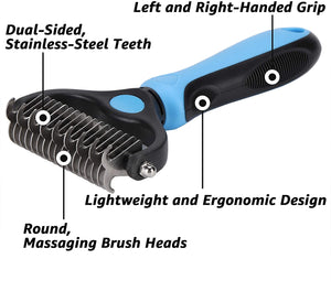 Professional Grooming & Deshedding Comb - Removes Tangled & Matted Fur!