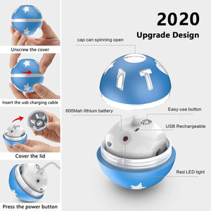 Motion Sensor Interactive Dog Ball - USB Rechargeable