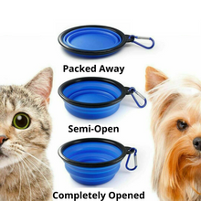Load image into Gallery viewer, Collapsible Dog Drinking &amp; Eating Bowl
