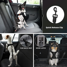 Load image into Gallery viewer, Anchor Latch Adjustable Anti-Shock Dog Seat Belt
