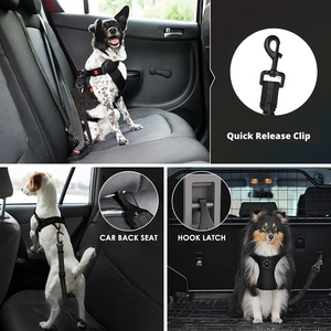 Anchor Latch Adjustable Anti-Shock Dog Seat Belt