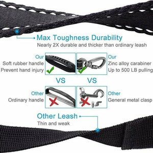 Anti-Shock Reflective Leash - With Seat Belt Buckle Clip! - Hidden Listing With Price Discount! 🤫